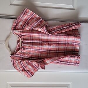 LOFT grid orange Blause size L